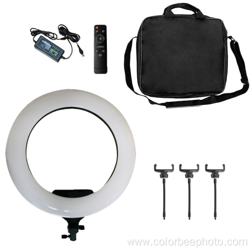 20 inch dimmable bi-colour LED ring light lamp